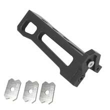 Recortadora de Bordes para Carpintería, Cepilladora Manual, Anilladora de Bordes, Aleación de Aluminio, Manual, Cepillador de Bordes de Madera con 3 Cuchillas - 1 - Ver 1