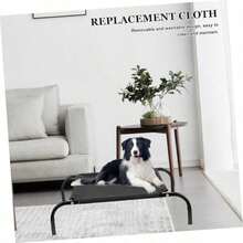 ASUKCOCO Accesorios De Tela para Camas De Perros Funda De Repuesto Lavable para Cama Elevada para Perros Pequeña Malla Transpirable para Dormitorios De Mascotas - como en la foto - Ver 7
