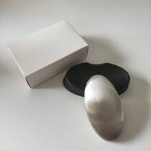 1pc Stainless Steel Oval Soap: Removes Odors From Hands And Garlic Smell - Essential Home Item - Multicolor - View 10