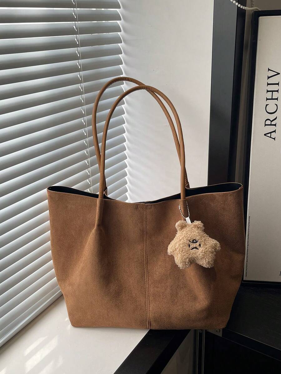 Modische Schultertasche mit großer Kapazität für Frauen, Design Shopper Tasche