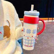 354 Blue and Red Four-leaf Clover