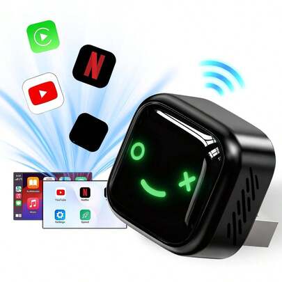 Wireless CarPlay Adapter For IPhone And Android Phones, USB-C Mini Dual Screen Adapter, Stable And Fast Connection, Plug And Play Design