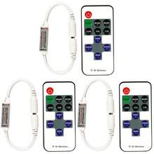 MX  DOITOOL Controlador De Tira  Rgb Con Mini Control Remoto Ajuste De Brillo 10 Niveles 8 Modos Dinamicos Para Iluminacion Decorativa De Hogar - blanco - Ver 7