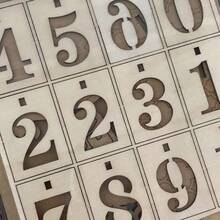 1件斋月倒计时日历木制开斋节装饰品 DIY工艺品家居装饰伊斯兰穆斯林派对礼品装饰 - 彩色 - 查看 6