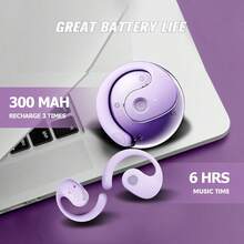 Real-Time AI Translator Earbuds – 144 Languages Instant Two-Way Translation Wireless Bluetooth Earbuds | Smart In-Ear Language Translation Headphones With Fast Response, Noise-Reduction Microphone, Stable Connection, Touch Control & Long Battery Life | Suitable For Travel Abroad, Business Communication, Study Assistance, Tourism Guide, Daily Conversations, Online Learning, International Friends & Work Situations - màu đen - Xem 6