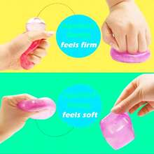 2/6pcs Soft Stretchable Stress Relief Balls - Soft Stretchable Stress Relief Toys Suitable For Adults, Suitable For ADHD Patients. For Sensory Stimulation, Stretching And Stress Relief. Suitable For Games, Hobbies, Collections, Party Supplies, Youth Creative Toys, And Stress Relief Toys For Office, Home And Classroom. (Random Colors) - Multicolor - View 6