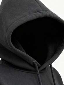 Suéter de moda con capucha al aire libre para mujeres Sudadera con capucha negra con estampado de mono con corona dorada para mujer estilo casual y urbano Combinar  de citas fuera de casa, regalos de vacaciones - Gris Oscuro - Ver 5