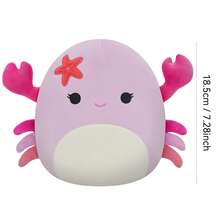 Squishmallows Original 7.5 Inch Cailey - Crab - Add Cailey To Your Squad, Super Soft Plush Doll, Official Kellytoy Plush - Cailey - View 8