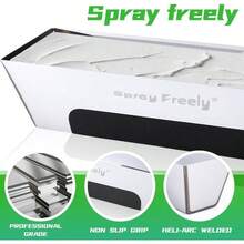 Heavy-Duty Stainless Steel Reinforced Plasterboard Mud Tray - Featuring A Construction With Reinforced Straps And A Grooved Base, Available In Multiple Sizes. Suitable For Mortar, Cement, Fillers And Coatings, This Professional Plaster And Joint Compound Application Tool Is Compatible With All Types Of Plasterboard DIY Trowels - Multicolor - View 6