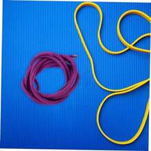 BESPORTBLE Cuerda De Gimnasia Rítmica Cuerdas De Pared De Yoga Cuerda De Gimnasia De Colores Cinta De Gimnasia Cuerda Cuerda Tensora De Pie Cuerda Unido SOGA Algodón Púrpura(púrpura) - Multicolor - Ver 4