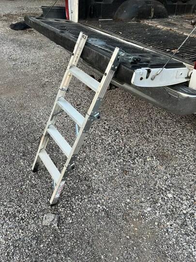 Truck-Pal Folding Aluminum Tailgate Ladder.NO.Made In U.S.A.