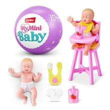 5 Surprise My Mini Baby Series 2 , Collectible Mystery Capsule, Toy For Girls, Realistic Miniature Baby, Playset And Accessories(Random Style) - Multicolor - View 2