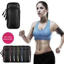 Fitness Waist Bag Armband For Cell Phone Holder For 6.5 To 7.2 Inch Phones - Green - View 2