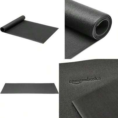 AmazonBasics, Alfombra para Ejercicio de Densidad(0.8 mts X 1.8 mts Esterilla)