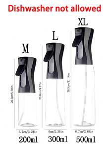 1pc Olive Oil Spray Bottle, PET Material, Refillable Spray Bottle, Liquid Dispenser, Lightweight And Portable Misting Fat-Reducing Oil Spray Tool, Suitable For Daily Cooking, Salads And Diet Meals, Air Fryers, Outdoor Barbecues And Camping Scenarios/Gifts/Gifts For Women/Kitchen/Home/Storage/Kitchen Accessories - Multicolor - View 4