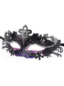 1 套化妆舞会面具，狂欢节装饰威尼斯面具女士万圣节 - 繫帶款 - 查看 24