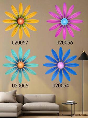1ชิ้น (20-60ซม.), สีสันสดใส/สินค้ายอดนิยมข้ามพรมแดน, โลหะ, ของตกแต่งผนังดอกเดซี่โลหะ, สไตล์ดอกไม้ศิลปะ, ดอกเดซี่สีเดียวสดใสที่มีรายละเอียดพร้อมศูนย์กลางที่มีพื้นผิว, เหมาะสำหรับคนรักธรรมชาติและของตกแต่งบ้าน, ธีมศิลปะดอกไม้ – เหมาะสำหรับวันฮาโลวีน/คริสต์มาส/วันเด็ก, งานปาร์ตี้ในบ้าน/โครงการ DIY/พิธีขึ้นบ้านใหม่, ห้องนั่งเล่น/ห้องนอน/สตูดิโอ/ระเบียง, ฤดูใบไม้ผลิ/ฤดูร้อน, ของแขวนประดับตกแต่ง