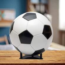 EstiloWADY Soporte De ExhibicióN De Bolas Soporte De Bola De AcríLico Soporte De Almacenamiento De ExhibicióN AcríLico Para Pelota De Baloncesto FúTbol Voleibol Rugby BalóN De Deportes TrofeosVersióN Mejorada - Negro - Ver 3