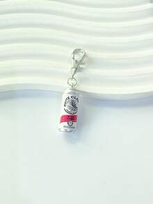 3pcs Cartoon Resin Drinks Can Pendant, Casua Decor For Women, Bag Decor Charms, Diy Jewelry Accessories, Lobster Claw Keychain, Car Carabiner Clip, Perfect Gift For Friends For Birthday Or Holiday - Multicolor - View 2