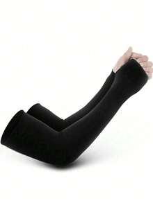 5pcs/Set: Soccer Mid-Calf Leg Warmers + UV Protection Arm Sleeves + Protective Leg Sleeves + Sports Straps + Drawstring Backpack, Unisex Professional Non-Slip Adhesive Leg Warmers For Soccer, Running And Outdoor Activities - Multicolor - View 13