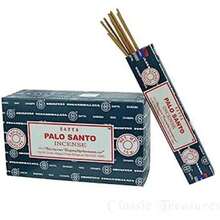 Incienso Masala Satya Sai Nag Champa | Mezcla Premium de Flores y Especias de Excelente Calidad | Hechos a Mano en India en Monasterios Hindues con Porta Incienso Incluido| (, )(Palo Santo 1) - Multicolor - Ver 5