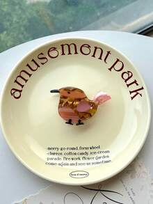 1 pièce Accessoire de pince à cheveux en acétate avec motif animal, nouvelle conception de perroquet, oiseau, nœud, chat. Accessoire de cheveux mignon et élégant pour queue de cheval, chignon, arrière de la tête des femmes. Pince à cheveux élégante et décontractée - Multicolore - Voir 21