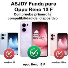 Funda para A58 4G,Suave Antiarañazos,Concha de Purpurina Translúcida - OPPO Reno 13 F - Ver 2