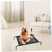 ASUKCOCO Accesorios De Tela para Camas De Perros Funda De Repuesto Lavable para Cama Elevada para Perros Pequeña Malla Transpirable para Dormitorios De Mascotas - como en la foto - Ver 6