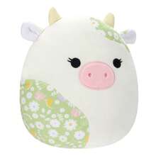 Squishmallows 5" Easter Ada The Cow With Floral Belly - There Is - View 7