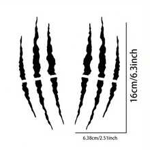 Monster Claw Motorcycle Stickers - Waterproof Vinyl Decals, Suitable For Fenders, Racing Helmets, And Decoration On Cars/Laptops