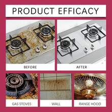 500克神奇厨房清洁粉，不锈钢清洁膏，多用途除油剂，适用于锅具、平底锅、各种表面，可深度清洁抽油烟机、炉灶、烤箱、水龙头及顽固污渍，厨房锅底清洁抛光剂 - 100克装量较少，建议使用500克装，是节假日聚会后清洁油渍的好帮手。 - 彩色 - 查看 3