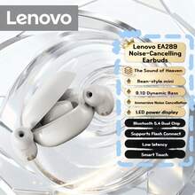 Lenovo EA289 Dot Style Bluetooth Earbuds - Wireless Mini In-Ear TWS Earphones, ENC Active Noise Cancellation, 28Hrs Battery Life, Secure Fit For Sports & Workouts, HD Calling/Music, Compatible With IPhone, Android Phones & Tablets - Multicolor - View 12