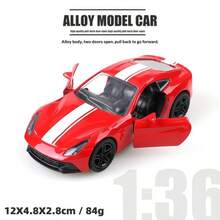 合金复古汽车模型摆件，男孩收藏汽车模型礼物（不含电池，适合14岁以上人群） - 彩色 - 查看 8