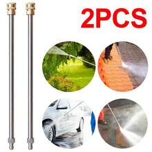 2 Power Washer Extension Wand Stainless Steel Pressure Washer Lance Accessories - 2pcs - View 3