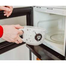 Nightmare Before Christmas  The Santa Jack Wreath Ceramic Soup Mug Bowl With Vented Lid Holds 24 Ounces - 黑色 - 查看 7