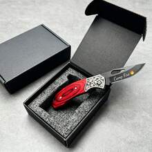 Customized Camping Folding Knife, Fruit Knife, Portable Pocket Knife Suitable For Outdoor Camping, Hunting, Survival, Men's Tool Gift - Style K - View 4