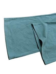 Men's Solid Color Corduroy Pants, Drawstring Waist With Pockets, Fashionable Casual Straight Leg Trousers, Comfortable And Versatile - Blue - View 7