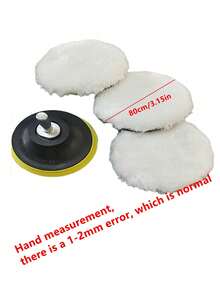 5pcs 3-Inch/8cm Car Polishing Sponge Wheels - Beige - View 3