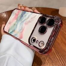 Funda de Teléfono Electrochapada con Airbag de Cuatro Esquinas, Adecuada para iPhone17 aire/16E, 14/15/16plus, 17/16/15/14/13/12/11Pro/ProMax, para SamsunggalaxiaA03/A03core/A03S/A04/A04E/A05/A05S/A06/A12/A13/A15/A16/A24/A25/A32/A34/A35/A54/A55, Note10/Note10plus/Note20/Note20Ultra, S20/S20FE/S20PLUS/S20Ultra/S21/S21FE/S21PLUS/S21Ultra/S22/S22PLUS/S22Ultra/S23/S23FE/S23PLUS/S23Ultra/S24/S24FE/S24PLUS/S24UltraFunda para teléfono, funda suave de TPU, se siente bien al sostener, personalidad simple, adecuada tanto para hombres como para mujeres, borde anti-caída en las cuatro esquinas, marco electrochapado, disponible en múltiples colores. - Verde - Ver 6