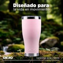 OKKO Termo Gorila , 900 ml, 30 oz(Rosa) - Multicolor - Ver 5
