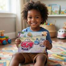 Children's Wooden Educational Puzzle - Educational Game For Babies - Fine Motor Skills - 嬰兒車 - 查看 1