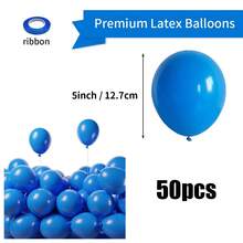 10/20/30/50/80pcs Blue Latex Party Balloons - 5/10/12/18 Inch Round Helium Dark Blue Balloons For Birthday Wedding Graduation Shower Gender Reveal Baseball Nautical Retirement Bachelorette Patriotic Party Decorations - Dark Blue - View 11