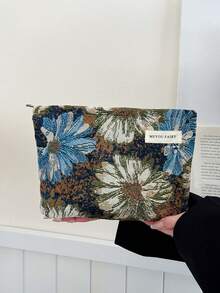 MEYOU FAIRY Túi đựng đồ trang điểm, Túi cầm tay di động, Túi đựng đồ, Túi đựng đồ vệ sinh cá nhân, Túi đựng đồ trang điểm dung tích lớn, Túi đựng mỹ phẩm, Túi đựng khăn giấy, Túi du lịch thiết yếu, Túi đựng đồ, Túi đựng băng vệ sinh cho phụ nữ và trẻ em gái, Hộp đựng bút chì cho học sinh, Túi bên trong, Túi đựng đồ cầm tay có dây kéo, Có khóa kéo - Nhiều màu - Xem 15