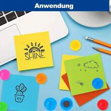 20/50/80pcs Round Refrigerator Magnets, Blue & Red Strong Whiteboard Magnets, Suitable For Office, Cork Board, Bulletin Board, Planning Board, School, Postcards, With Iron Box, Diameter: 20mm, Thickness: 8mm - Mushroom - View 5