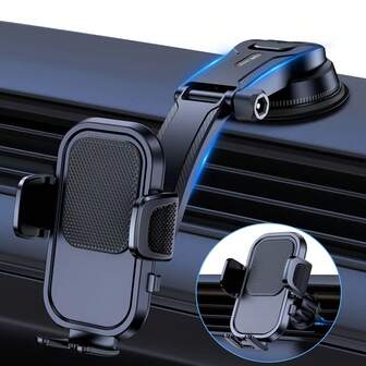 瀑布式车载手机支架，吸盘式仪表盘车载导航支架