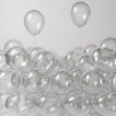 10/20/30/50/80pcs Clear Balloons Latex Party Balloons - 5/10/12/18 Inch Round Helium Transparent Balloons For Wedding Bridal Shower Anniversary Graduation Birthday Baptism Gender Reveal Bubble Party Decorations