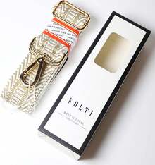 Correa de repuesto para bolso , bandolera, a rayas, ancha ajustable - Hebilla de oro 381 - Ver 8