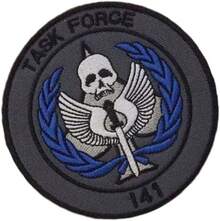 EstiloC-All Of D-Uty Task Force 141 - Parche Con Logotipo De Gancho Y Bucle TáCtico, Cierre De Moral, Parche Bordado Militar, 2 Piezas (Color 4)VersióN Mejorada - Color 4 - Ver 7