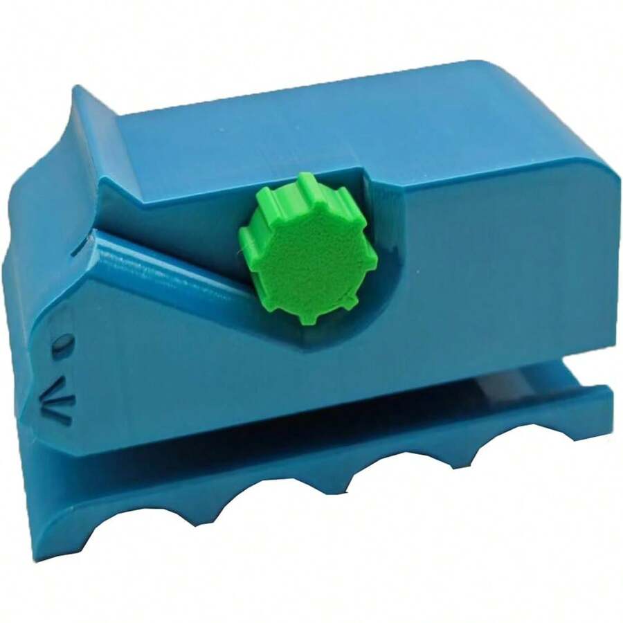 Cortador de cartón para rascadores de Gatos, Cortador de cartón Impreso en 3D, rascadores de Gatos Hechos en casa, Herramienta de Reciclaje de cartón de Mano (Azul) - Rojo - Ver 1