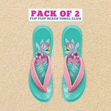 EstiloPERFORMORE - Pinzas Para Toalla De Playa, Paquete De 2, Clips PortáTiles Para Toallas, Clips Seguros Para Sillas De Playa, Terraza, Patio, Piscina, Barco, Crucero, Silla De Descanso (Turquesa)VersióN Mejorada - 1 - Ver 3